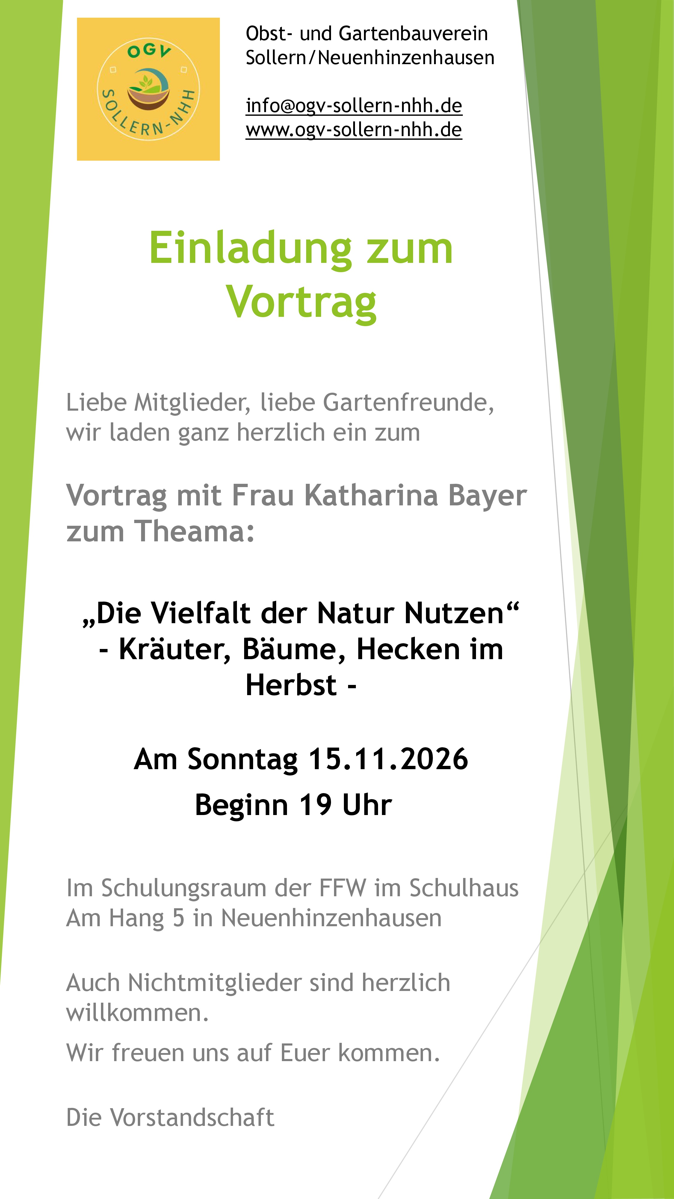Einladung Vortrag 2026